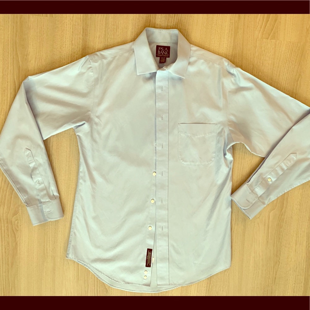 Light blue button down